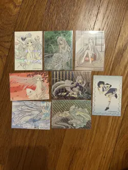 Chobits Japanese Anime Cards Lot 8 Cards Total CLAMP KODANSHA Great Condition - Image 1