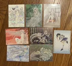 Chobits Japanese Anime Cards Lot 8 Cards Total CLAMP KODANSHA Great Condition - Image 2