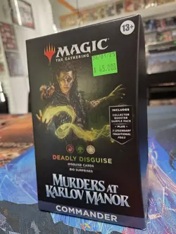 MtG: Murders at Karlov Manor - Commander Deck - Deadly Disguise - NEW/SEALED - Image 1