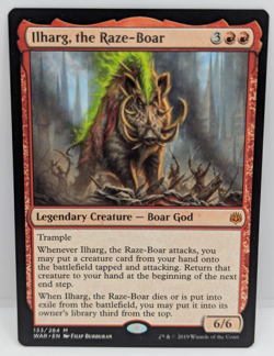 Ilharg, the Raze-Boar War of the Spark Regular NM MTG - Image 1