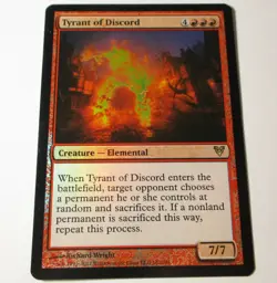 MTG Tyrant Of Discord Regular & Foil Avacyn Restored Magic The Gathering x2 LP - Image 3