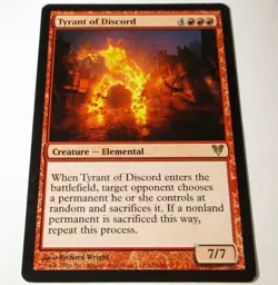 MTG Tyrant Of Discord Regular & Foil Avacyn Restored Magic The Gathering x2 LP - Image 5