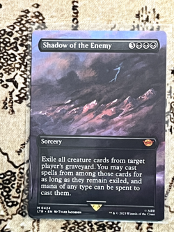 Shadow of the Enemy (Borderless) - The Lord of the Rings - 424 - #Near Mint - Image 1