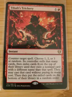 MTG Tibalt's Trickery 153 Kaldheim M/NM Free UK P&P - Image 1