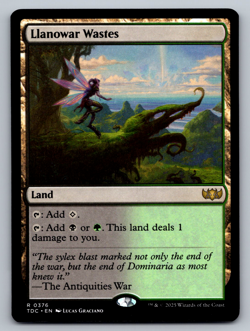 Llanowar Wastes R 0376 Tarkir: Dragonstorm Regular - Image 1