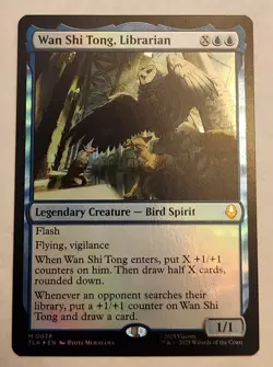Wan Shi Tong, Librarian TLA #78 Mythic Foil NM+ - Image 1