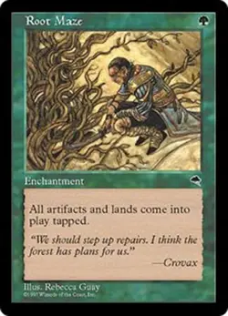 MTG Magic the Gathering Root Maze Tempest NM - Image 1