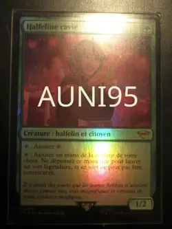 mtg magic Delighted Halfling FOIL FRENCH vf fr Halfeline ravie - Image 1