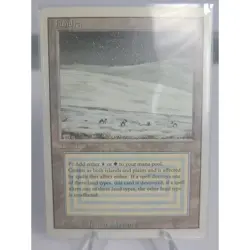 MTG Tundra - Revised Edition Dual Land - LP - Magic the Gathering - Image 2