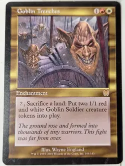 Goblin Trenches - Apocalypse - Magic the Gathering MTG Nice! - Image 1