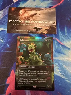 Polyraptor Foil Secret Lair Play Doh: Squisful Thinking Extra Life - Image 1