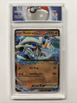 2025 Pokemon Reshiram Ex #30 HGC 9.5 (sb1) - Image 1