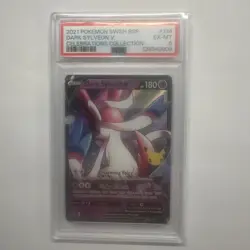 2021 POKEMON SWSH PROMO CELEBRATIONS COLLECTION #134 DARK SYLVEON V PSA 6 - Image 1