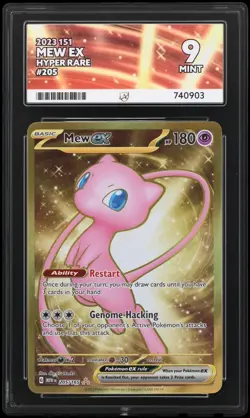 Mew Ex 205/165 Hyper Rare Pokemon TCG Scarlet & Violet-151 Ace 9 - Image 1