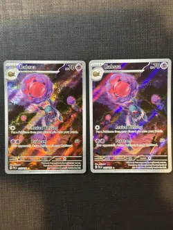 Pokemon TCG Rabsca Card 215/193 Paldea Evolved (Lot Of 2) Both NM Condition - Image 1