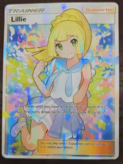 Pokemon TCG Pokemon Sun and Moon Ultra Prism Lillie Full Art 151/156 - Image 1