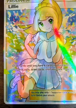 Pokemon TCG Pokemon Sun and Moon Ultra Prism Lillie Full Art 151/156 - Image 4
