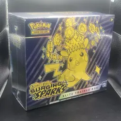 Pokemon TCG Scarlet & Violet SURGING SPARKS Elite Trainer Box FACTORY SEALED ETB - Image 1
