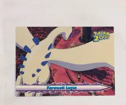 Pokemon The Movie 2000 Farewell Lugia Blue Logo Topps - Image 1