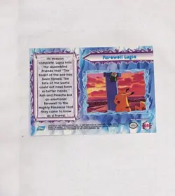 Pokemon The Movie 2000 Farewell Lugia Blue Logo Topps - Image 2