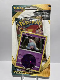 Pokemon Sword and Shield Darkness Ablaze Blister Pack Hatenna - Image 1