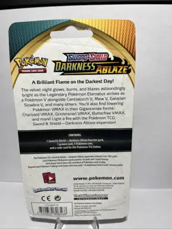 Pokemon Sword and Shield Darkness Ablaze Blister Pack Hatenna - Image 2