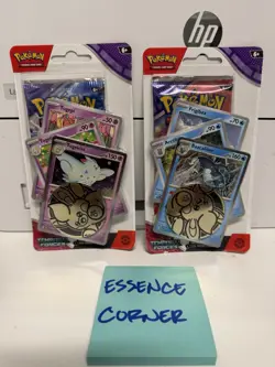 Pokemon Temporal Forces Booster Pack Blister Packs 2 Lot Togekiss & Baxcalibur - Image 1