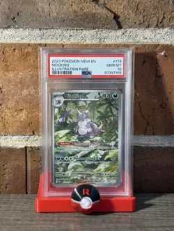 Pokemon 2023 Nidoking #174 151 Illustration Rare PSA 10 - Image 1