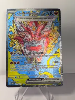 Pokemon TCG Hearthflame Mask Ogerpon ex 148/131 Prismatic Evolutions Holo SIR NM - Image 1