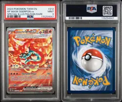 PSA 9 Pokemon Twilight Masquerade Hearthflame Mask Ogerpon ex SIR 212/167 - Image 3