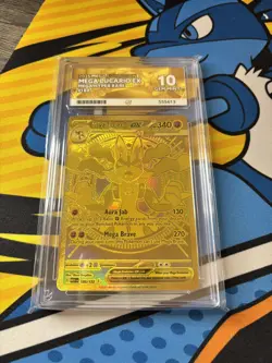 Pokemon Mega Lucario EX 188/132 Hyper Rare - ACE GEM MINT 10 Perfect Sub Grades - Image 1
