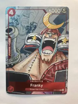 Franky ST01-010 C One Piece 25th Anniversary Promo Card Alternate Art Manga NM - Image 1