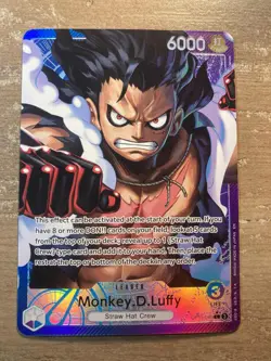 Monkey.D.Luffy (040) (Alternate Art) OP11-040 A Fist of Divine Speed Foil NM - Image 1