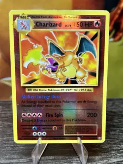 Pokemon Charizard 11/108 Evolutions Reverse Holo Rare 150 HP TCG Card English - Image 1