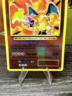 Pokemon Charizard 11/108 Evolutions Reverse Holo Rare 150 HP TCG Card English - Image 2