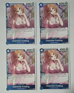 Charlotte Pudding Play Set (4 Cards) - Wings of the Captain (OP06-047) - Image 1