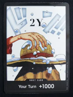Don!! Card Foil Straw Hat 2Y - One Piece Card #4V - Image 1