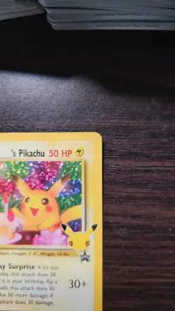 Pokemon TCG Birthday Pikachu Trading Card #24 Celebrations Classic Collection #1 - Image 4