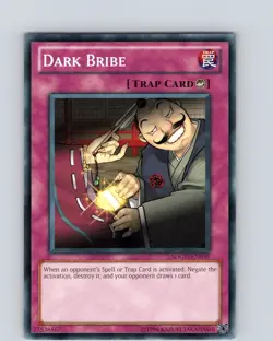 Yu-Gi-Oh TCG Dark Bribe SDGU-EN039 Unlimited Regular Common Card NM - Image 1