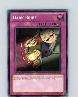 Yu-Gi-Oh TCG Dark Bribe SDGU-EN039 1st Edition Regular Common Card NM - Image 1