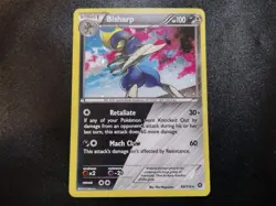Bisharp 64/114 Cosmos Holo Rare Shiny XY Steam Siege Pokemon Card LP - Image 1