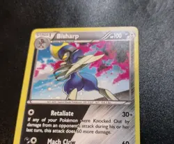 Bisharp 64/114 Cosmos Holo Rare Shiny XY Steam Siege Pokemon Card LP - Image 2
