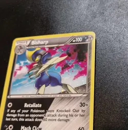 Bisharp 64/114 Cosmos Holo Rare Shiny XY Steam Siege Pokemon Card LP - Image 3