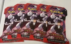 Pokemon Cards -Scarlet & Violet: Destined Rivals SLEEVED BOOSTER PACK 5 Packs - Image 1