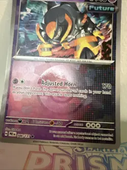 Iron Boulder 046/131 Pokeball Holo PRISMATIC EVOLUTIONS Pack Fresh Pokemon Card - Image 3