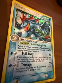 Feraligatr 4/115 Ex Unseen Forces Reverse Holo Rare Stamped Pokemon Card 2005 - Image 2