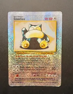 Pokemon Card - Snorlax 64/110 Reverse Holo - Legendary Collection-ENG-Poor - Image 1