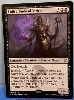 Sidisi Undead Vizier Dragons of Tarkir Regular MTG TCG CARD - Image 1