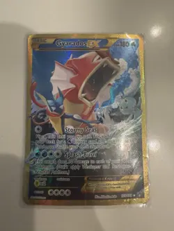 Pokemon Gyarados EX Full Art Secret Rare Holo Card 123/122 Breakpoint - Image 1