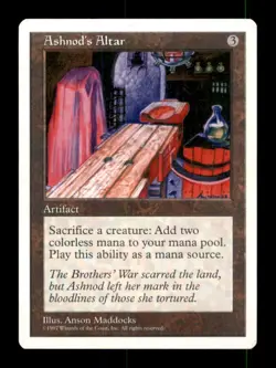 MTG Ashnod's Altar LP Light Play Classic Fifth 5th Edition [5528] - Image 1